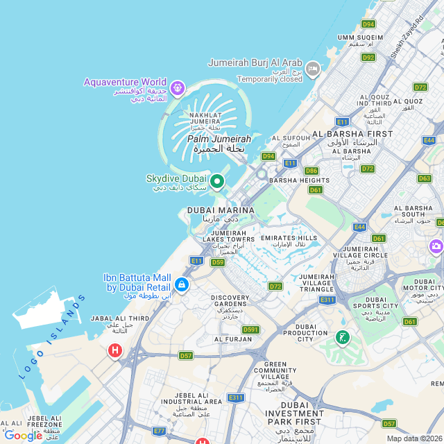 Approximate location
