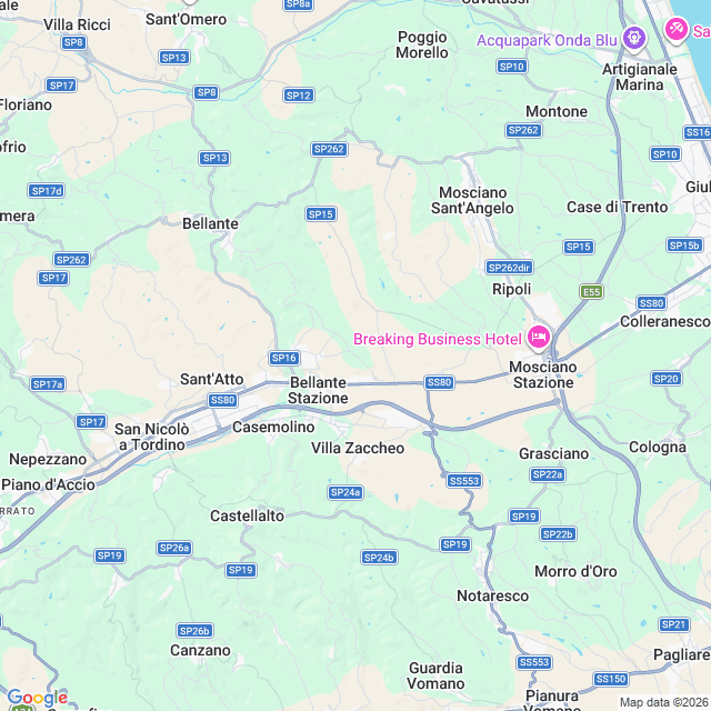 Approximate location