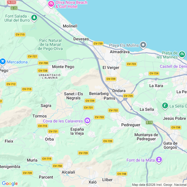 Approximate location