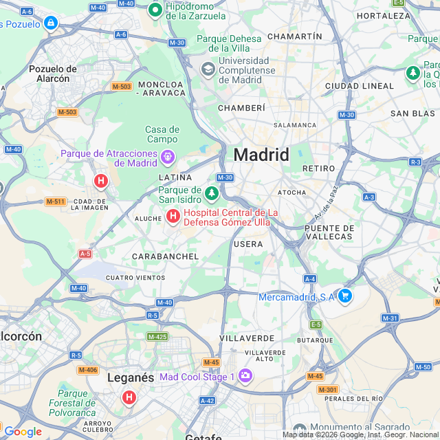 Approximate location