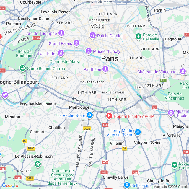 Approximate location