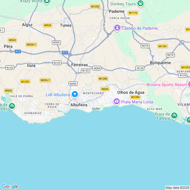Approximate location