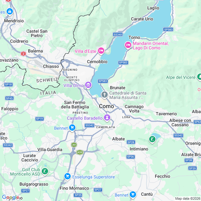 Approximate location