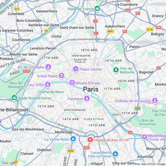 Approximate location