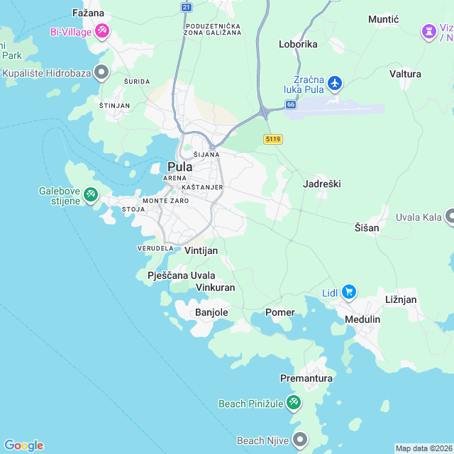 Approximate location