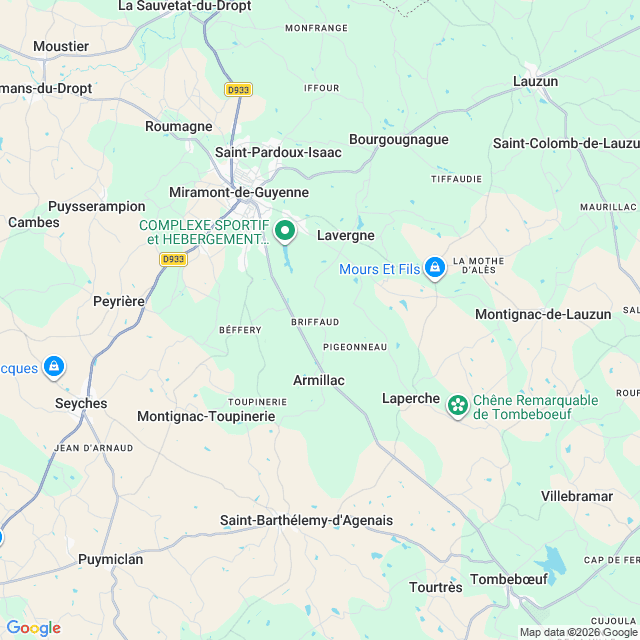 Approximate location