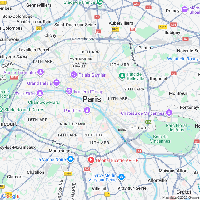 Approximate location