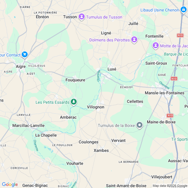 Approximate location