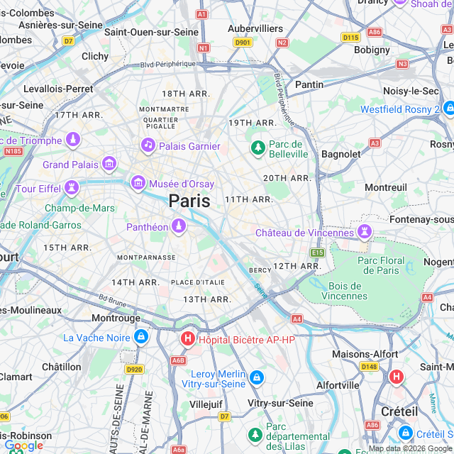 Approximate location