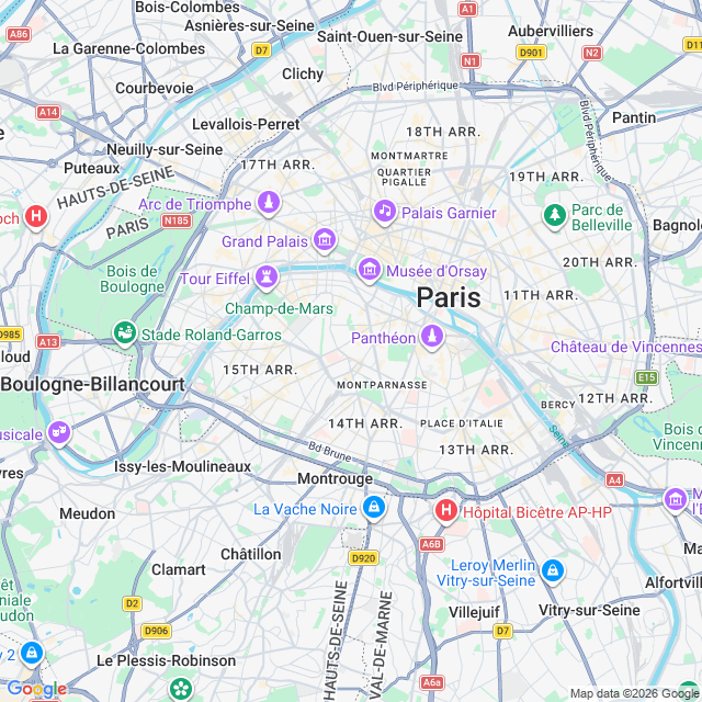Approximate location