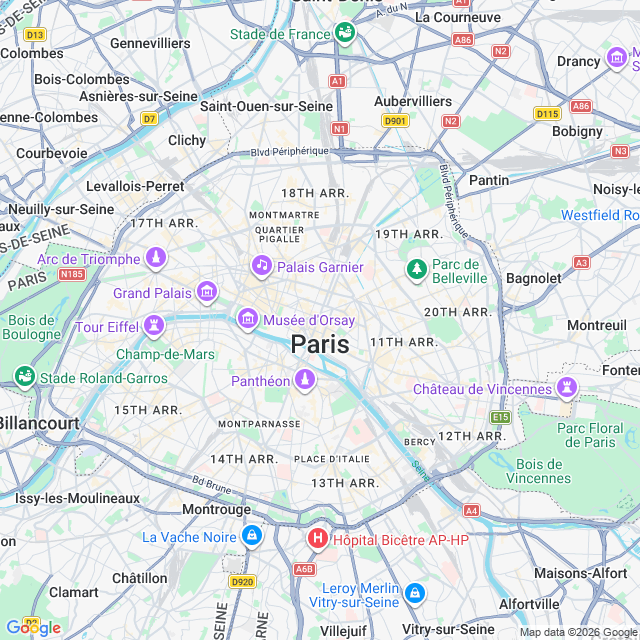 Approximate location