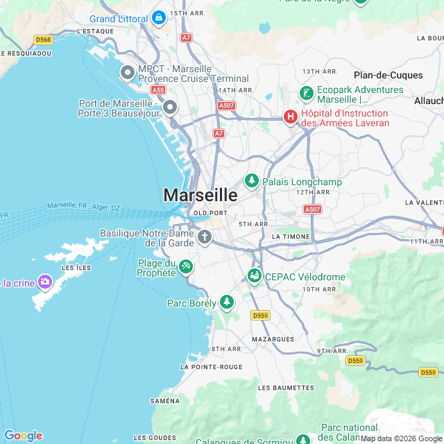 Approximate location