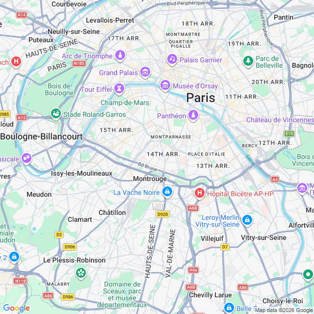 Approximate location