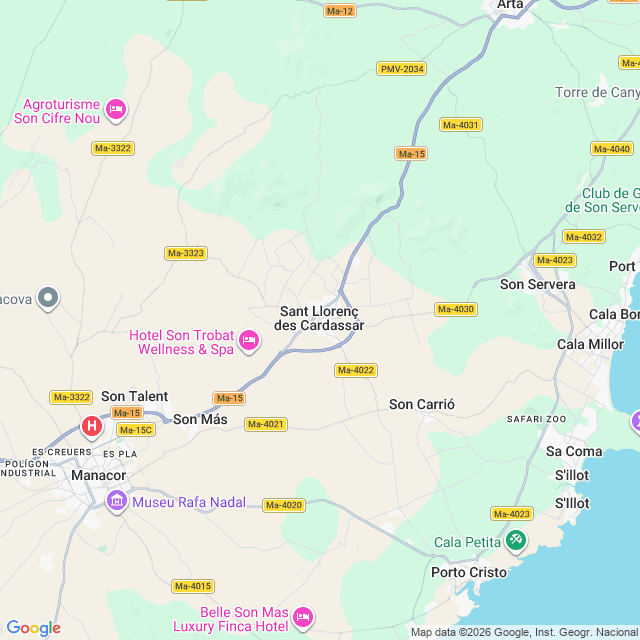 Approximate location