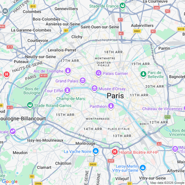 Approximate location