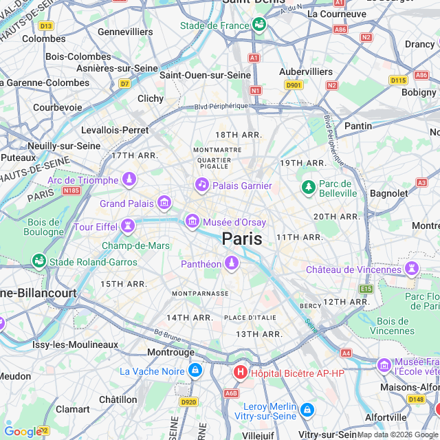 Approximate location