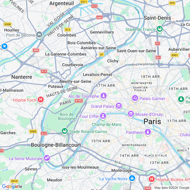 Approximate location