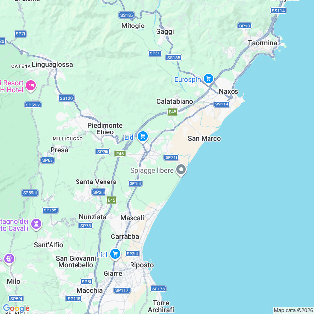 Approximate location