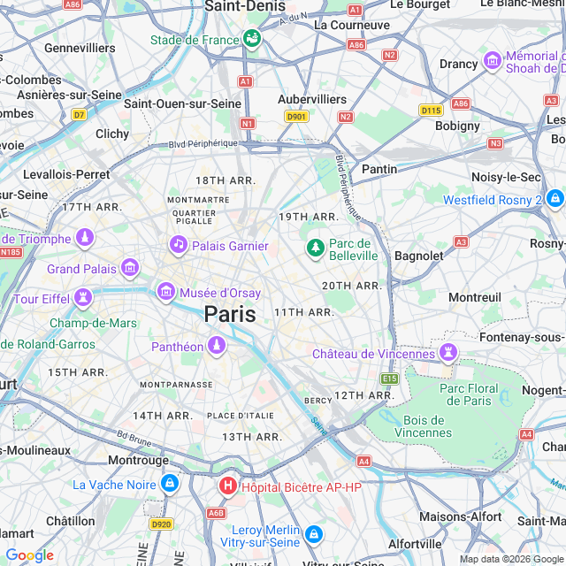Approximate location