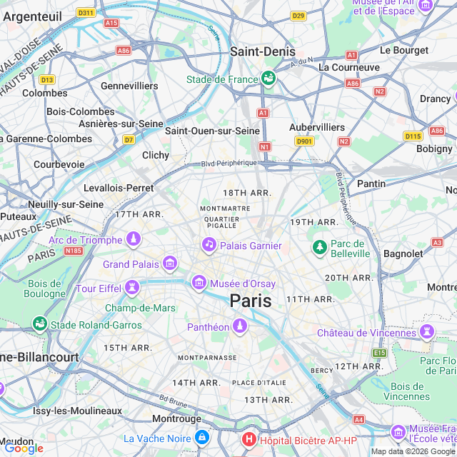 Approximate location