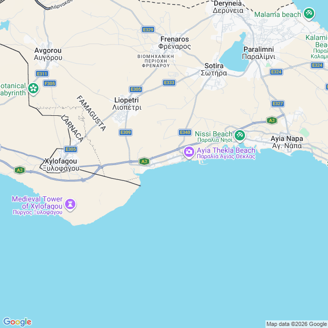 Approximate location