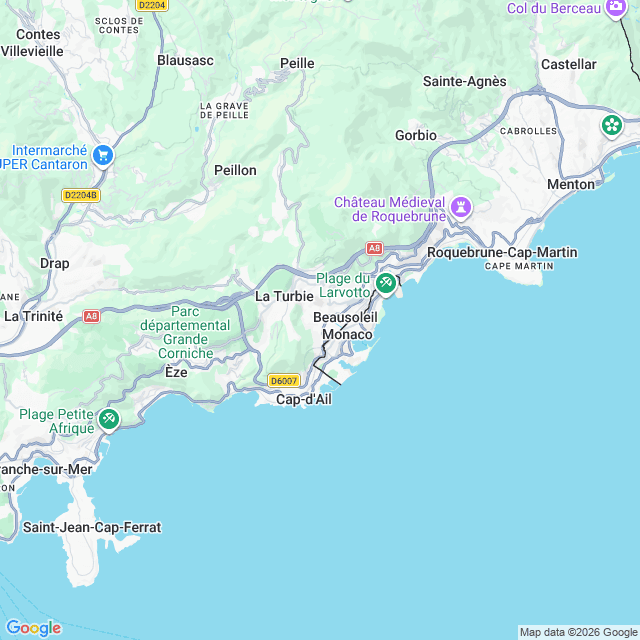 Approximate location