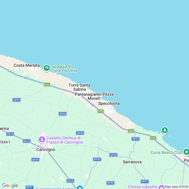 Approximate location