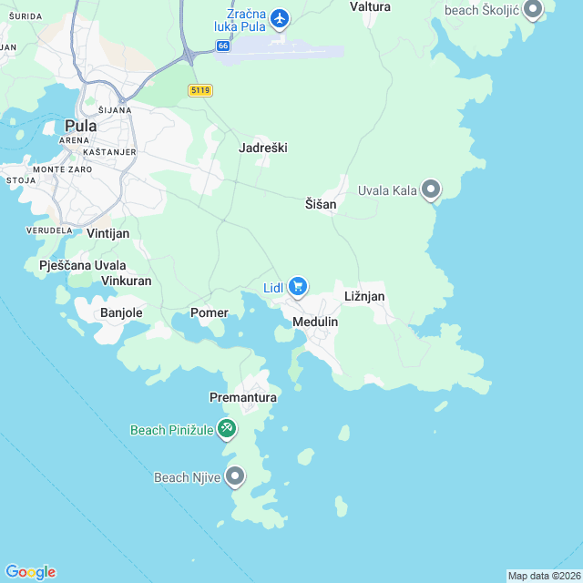 Approximate location