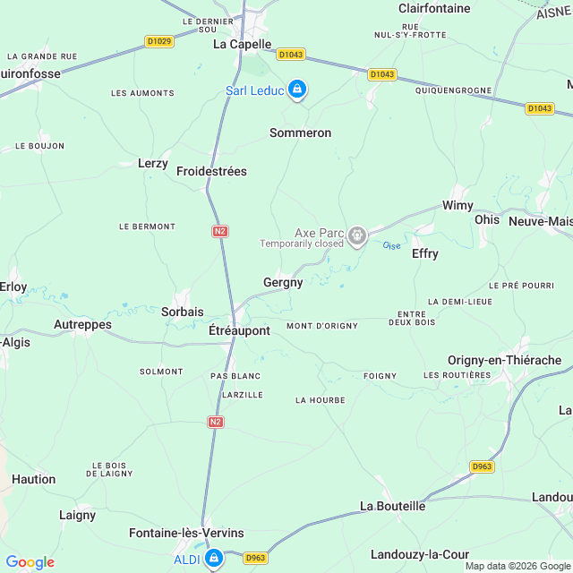 Approximate location