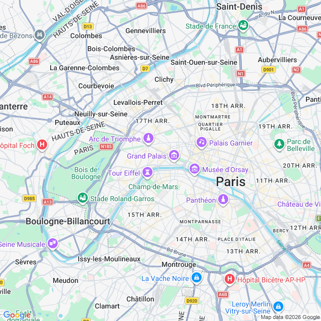 Approximate location
