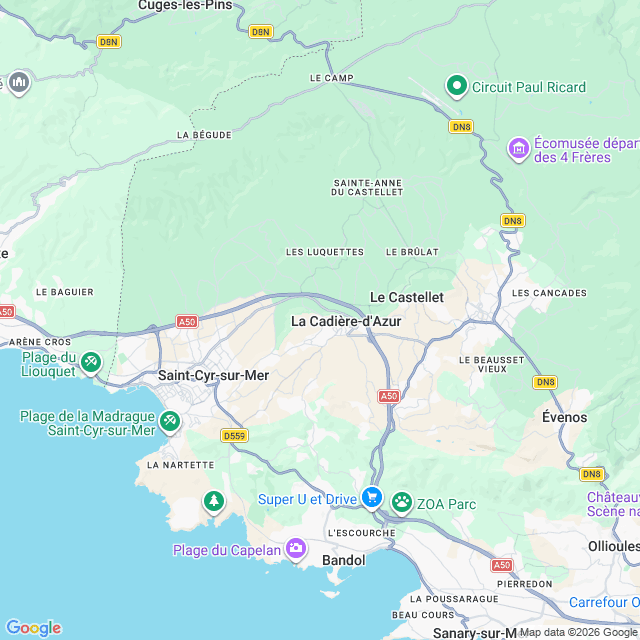 Approximate location