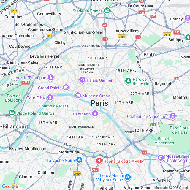 Approximate location