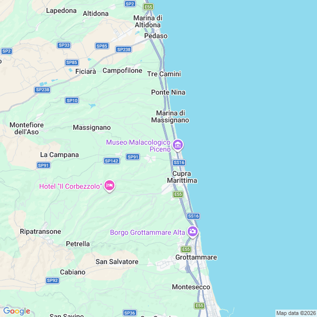 Approximate location