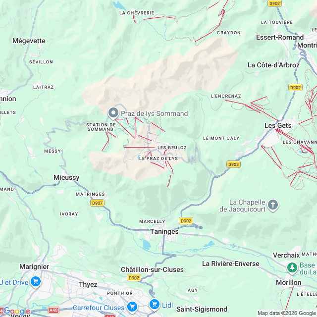 Approximate location