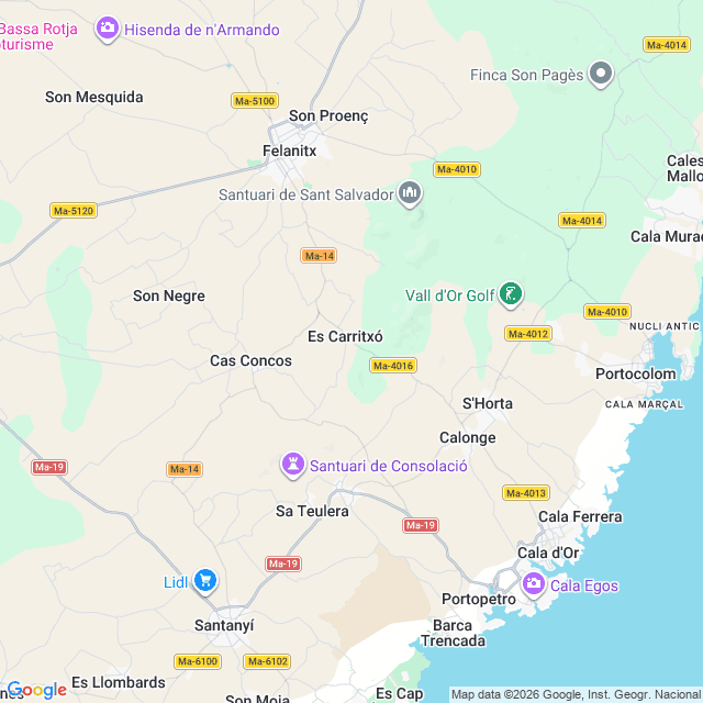 Approximate location