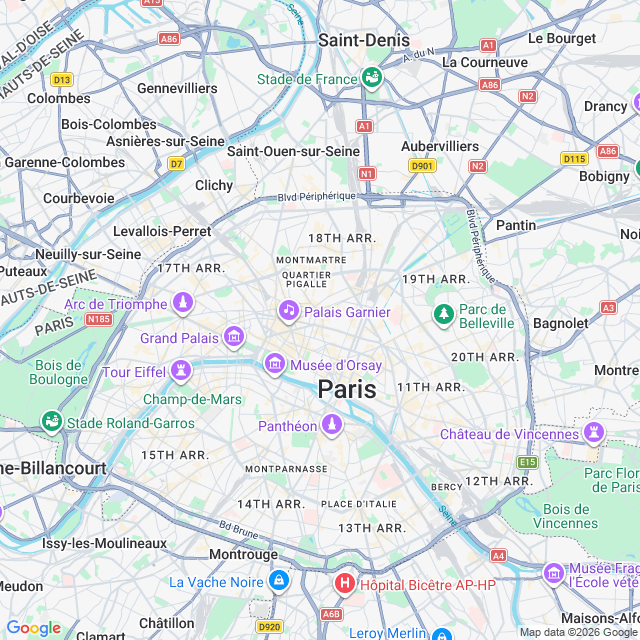 Approximate location