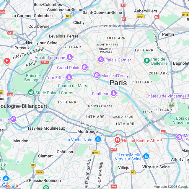Approximate location