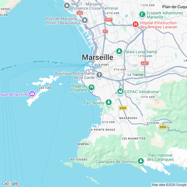 Approximate location