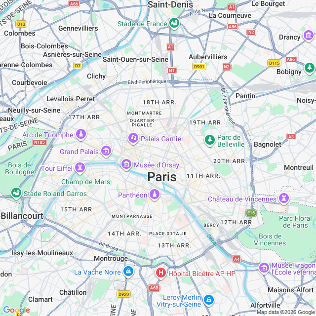 Approximate location