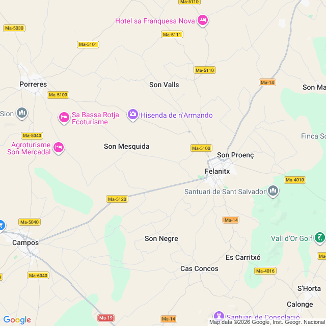 Approximate location