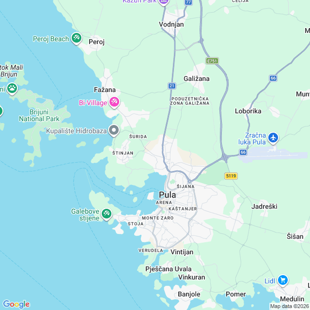 Approximate location