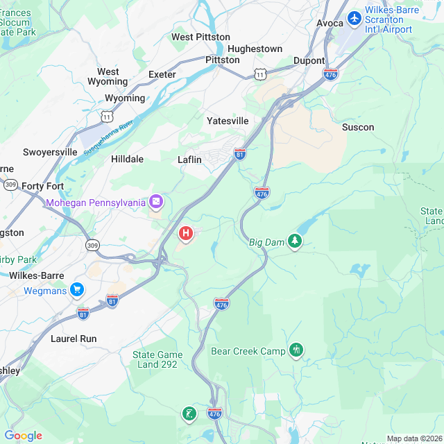 Approximate location
