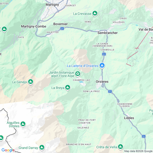 Approximate location