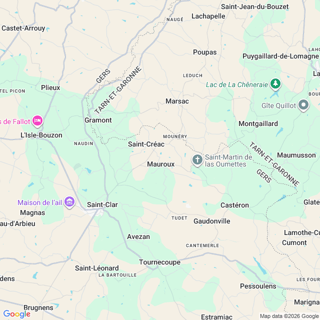 Approximate location