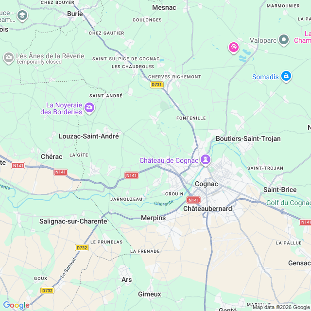 Approximate location