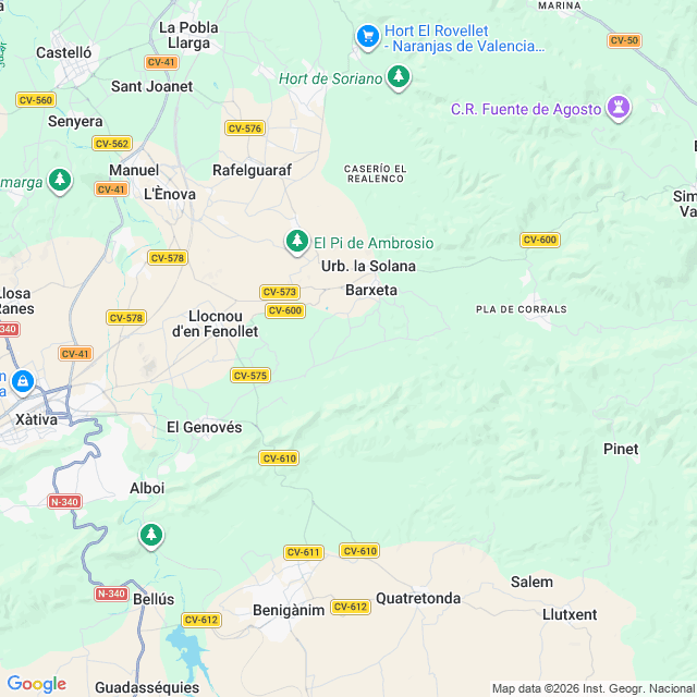 Approximate location