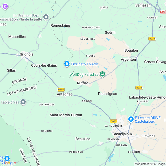 Approximate location