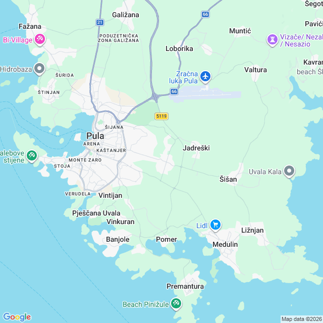 Approximate location