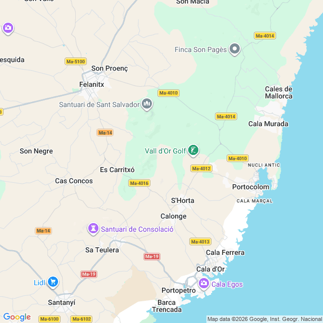 Approximate location