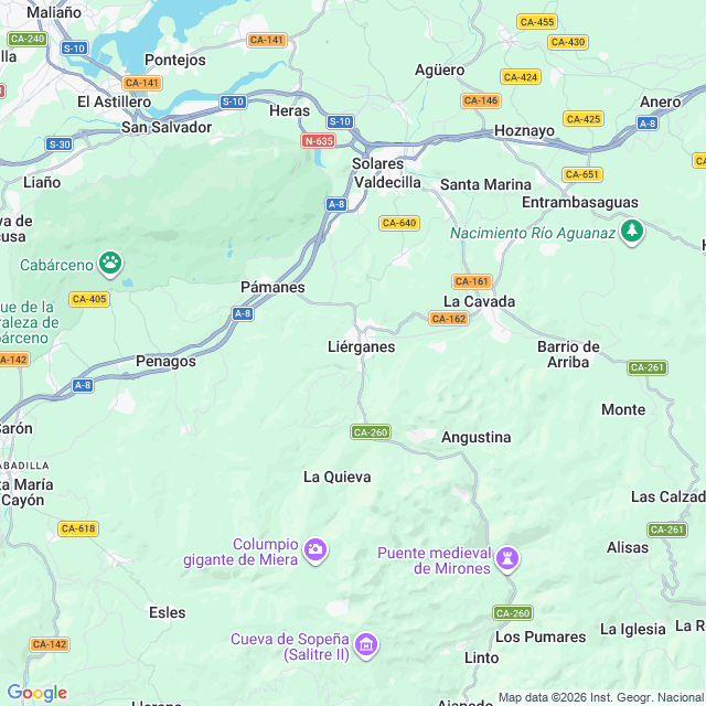 Approximate location